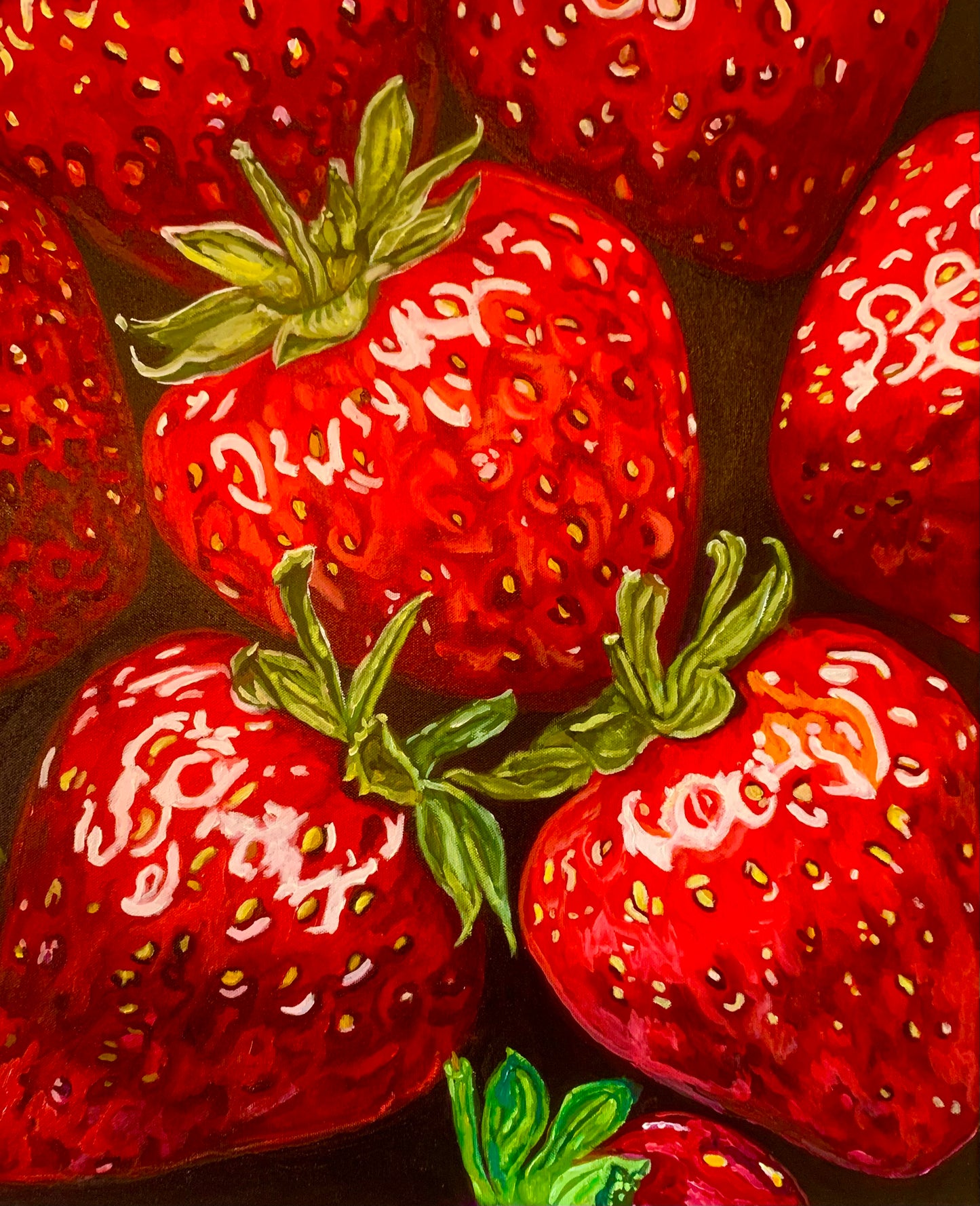 Fresh Strawberries Print