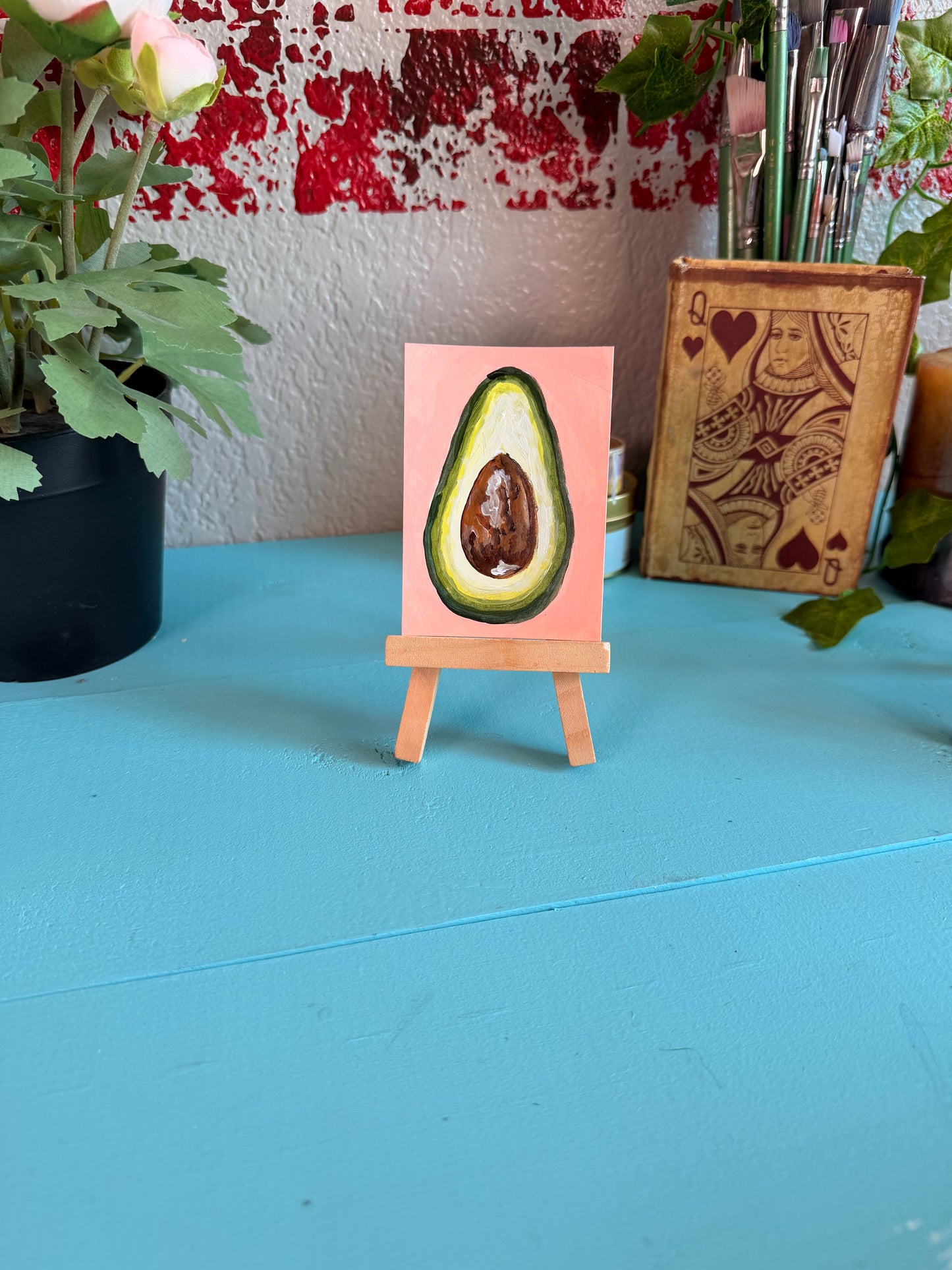 Avocado ACEO Original Painting