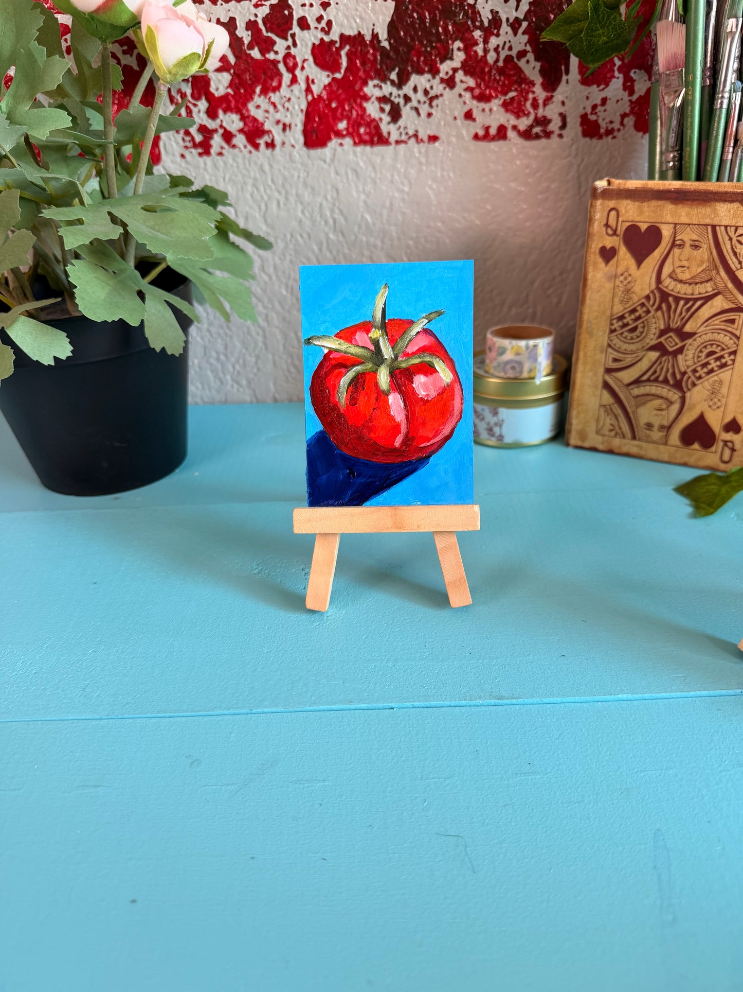 Tomato ACEO Original Painting