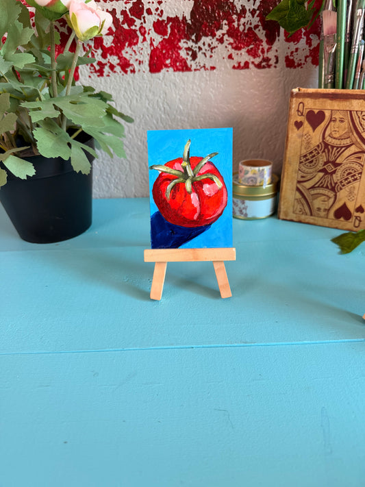 Tomato ACEO Original Painting