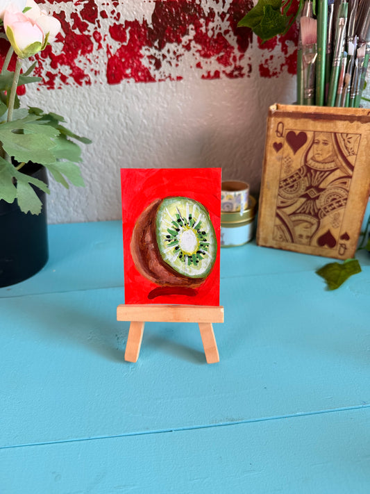 Kiwi 2 ACEO Original Painting