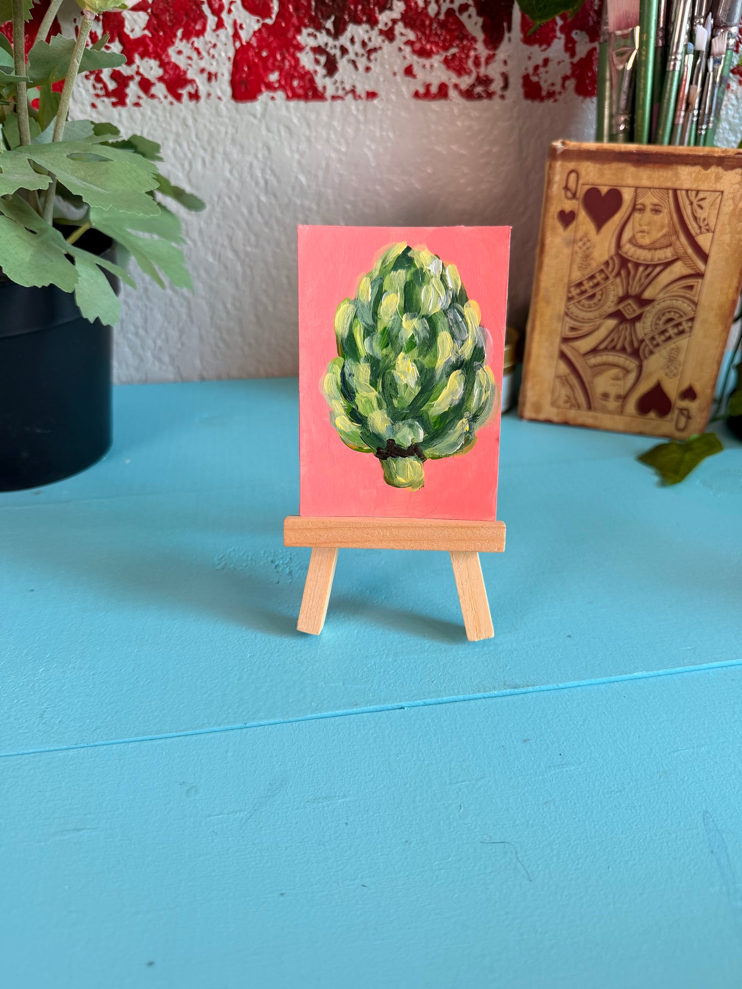 Artichoke 2 ACEO Original Painting