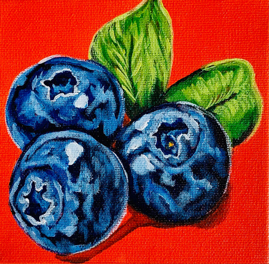 Mini Blueberries Print