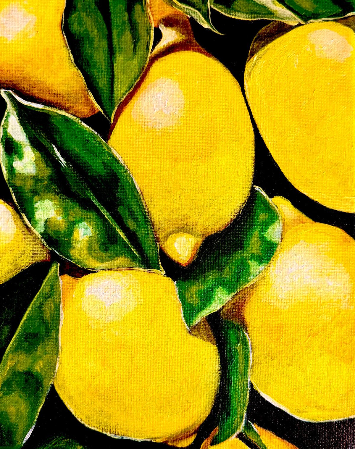 Lemony Lemons Print